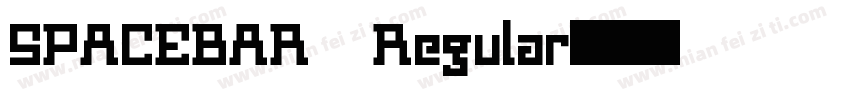SPACEBAR Regular字体转换